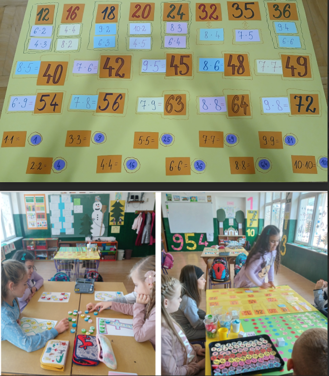 Društvena didaktičko-matematička igrica za lakše usvajanje i uvježbavanje tablice množenja  - „Znanje puta sreća“