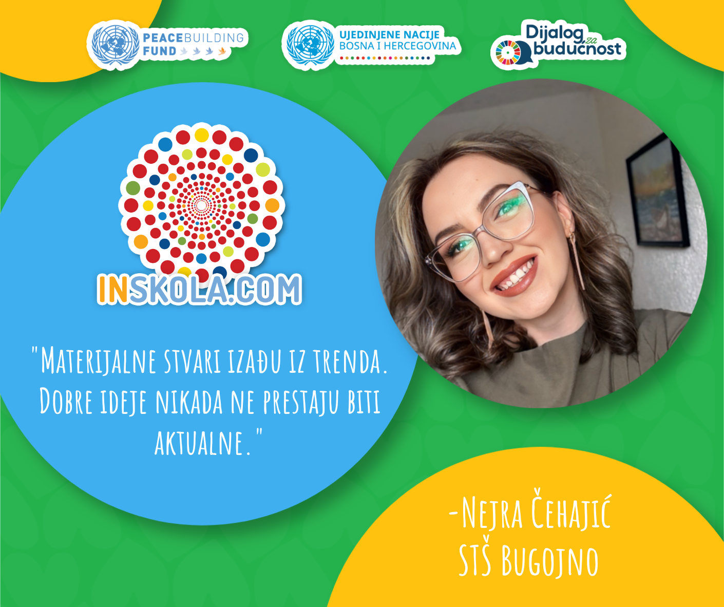 "Inspiracija": Nejra Čehajić, profesorica bosanskog i InŠkola influencerica koja vjeruje da dobre ideje nikada ne zastarijeva