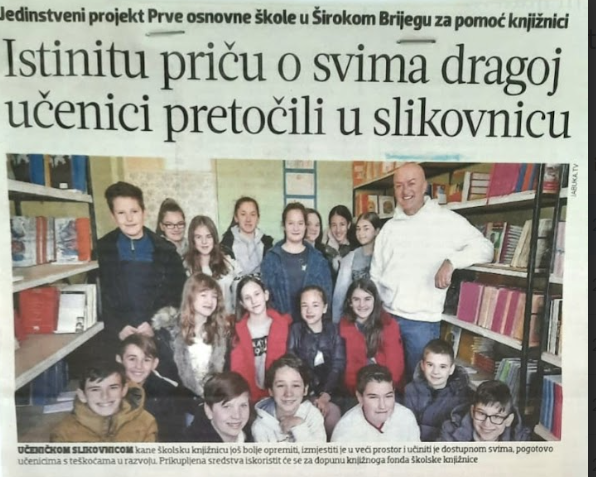 Želimo knjižnicu za 5