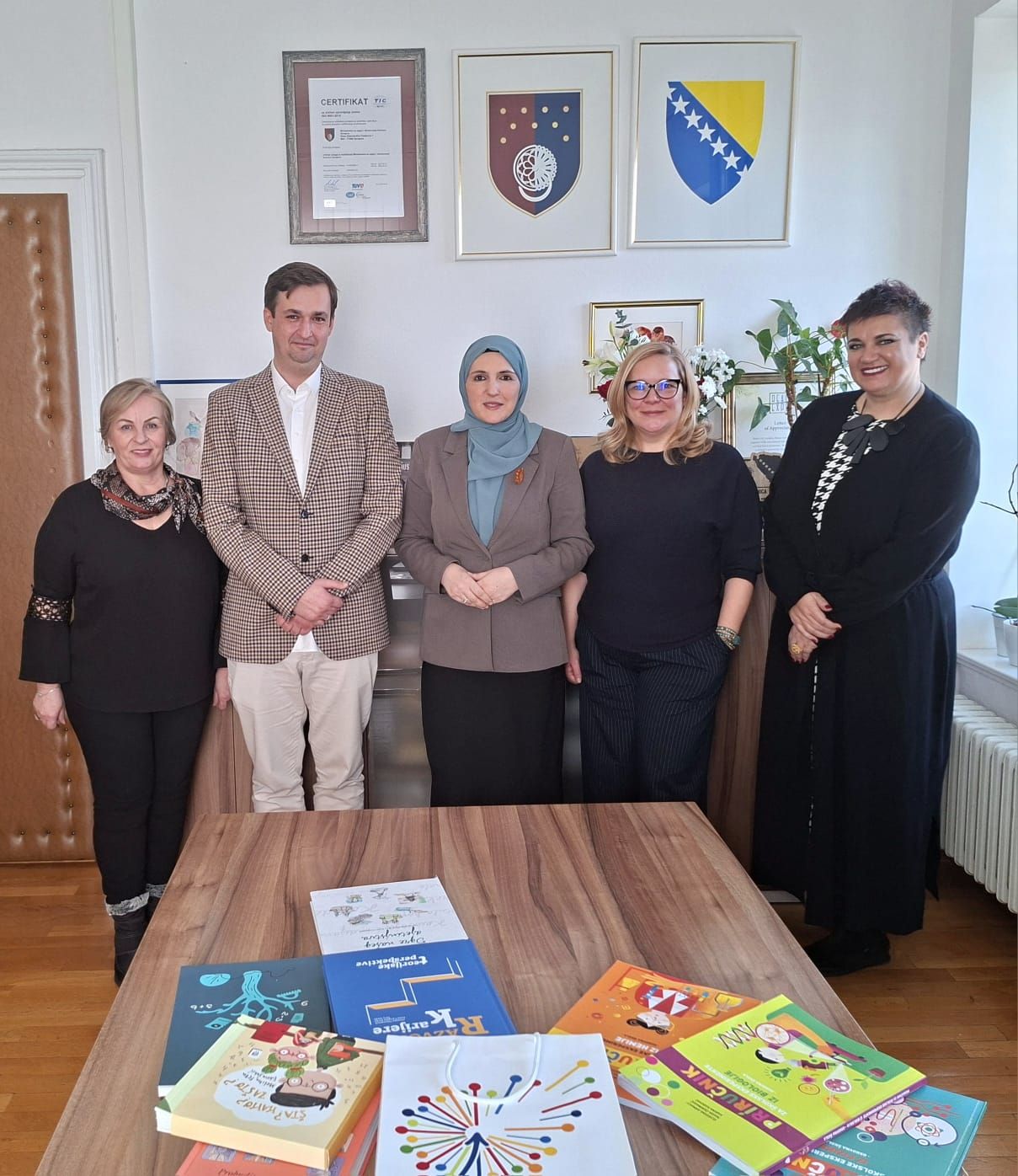 Predstavnici COI „Step by Step“ na sastanku u Ministarstvu za odgoj i obrazovanje Kantona Sarajevo